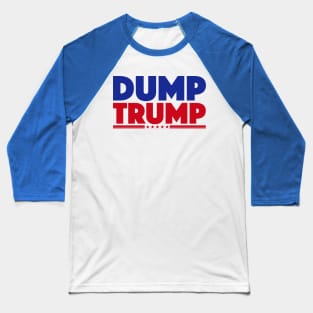 DUMP TRUMP 3 Baseball T-Shirt